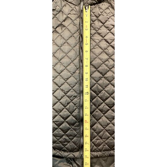 BCBG MAxazria Womens Hooded Quilted Jacket Coat With Zipper & Drawstring - Picture 11 of 11